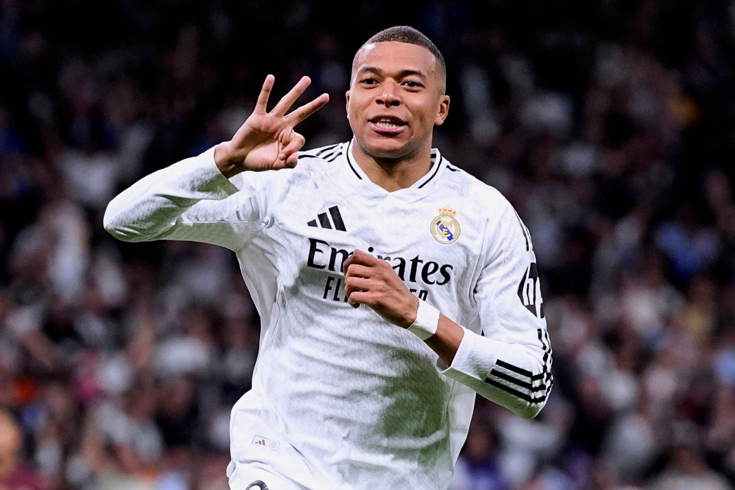 2024/25 Real Madrid #9 MBAPPE Home Jersey (L)