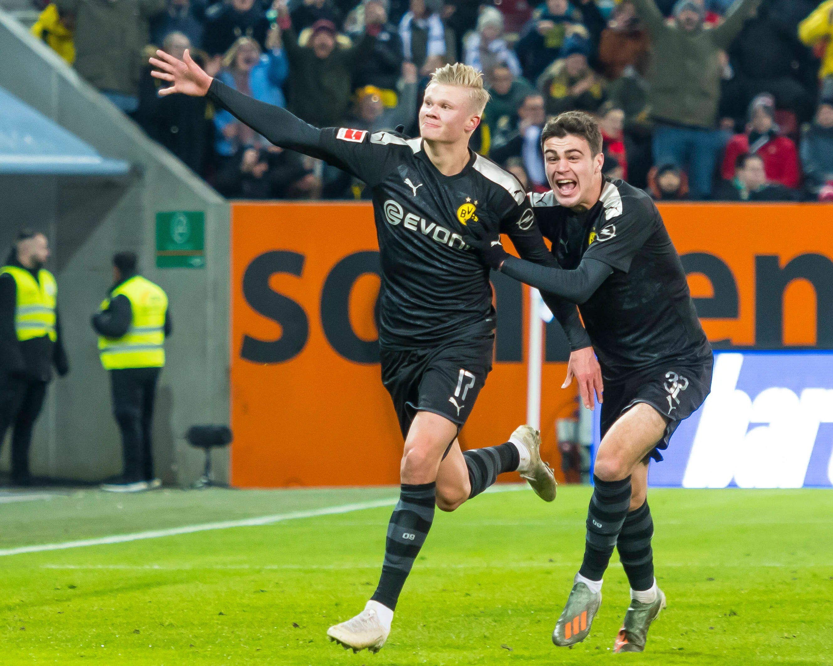 2019/20 Borussia Dortmund #17 HAALAND Away Jersey (L)