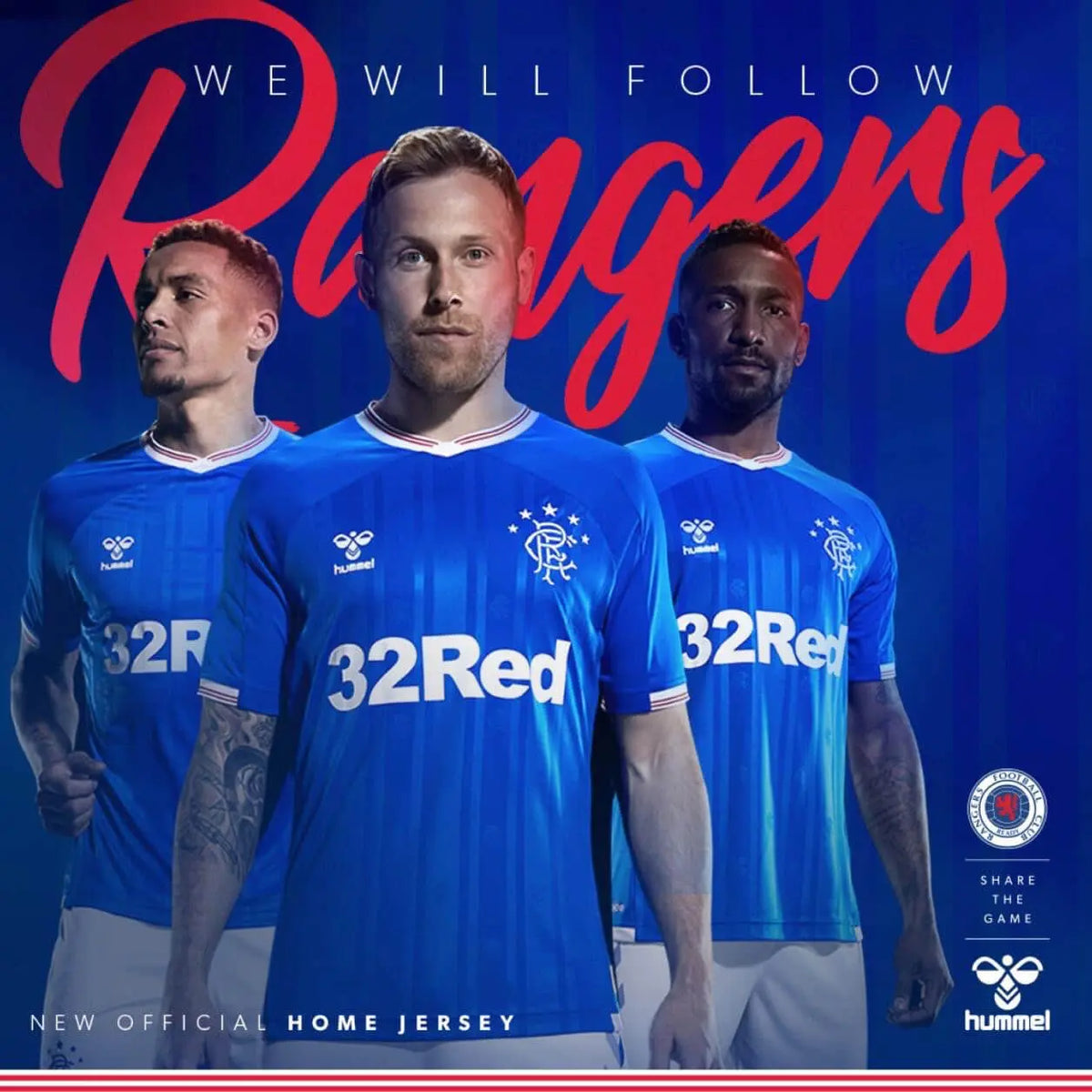 2019/20 Rangers Home Jersey (S)