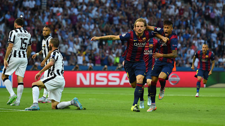 2014/15 Barcelona #4 I. RAKITIC Home Jersey (XL)