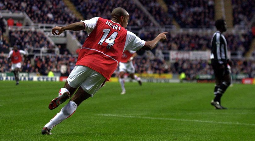 2002/04 Arsenal #14 HENRY Home Jersey (L)