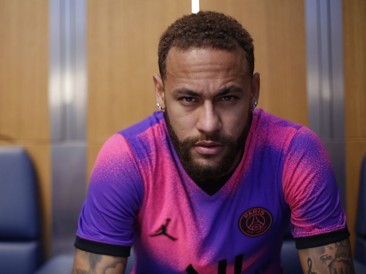 2020/21 PSG #10 NEYMAR JR Fourth Jersey (S)