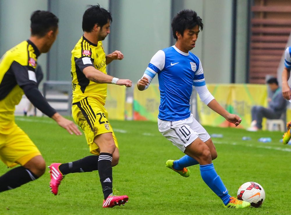 2013/14 Kitchee #10 K W LAM Home Jersey (L)