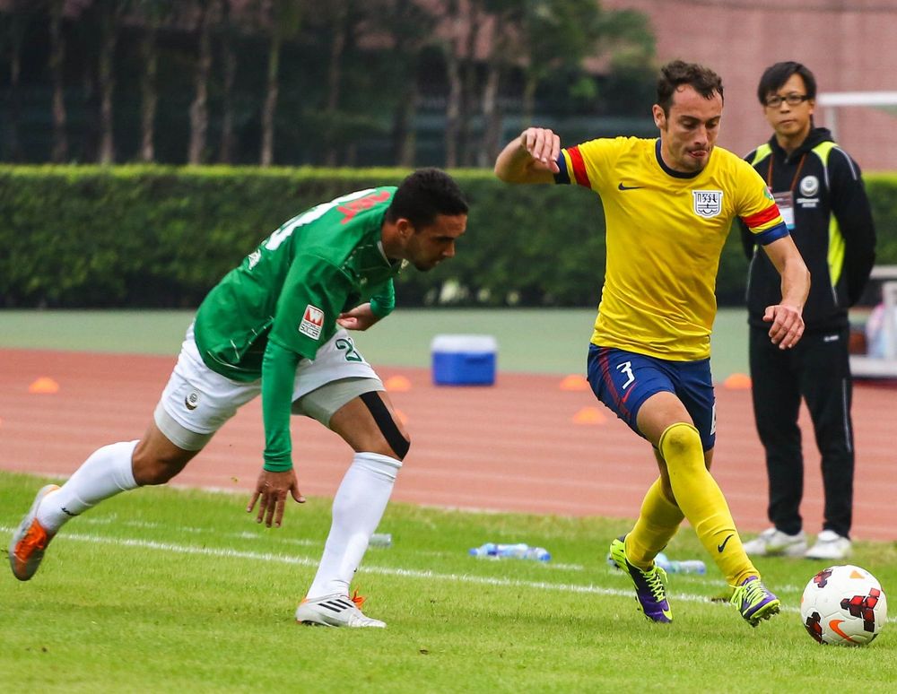 2013/14 Kitchee #3 D CANCELA Away Jersey (M)