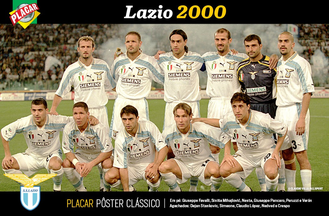 2000/01 Lazio Centenary Home Jersey (M)