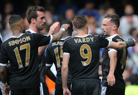 2015/16 Leicester City #9 VARDY Away Jersey (S)