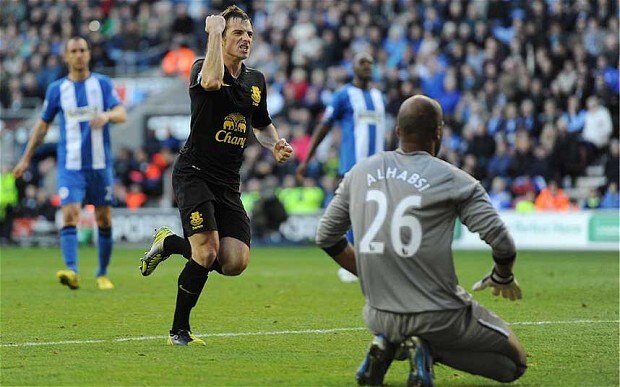 2012/13 Everton #3 BAINES Away Jersey (S)