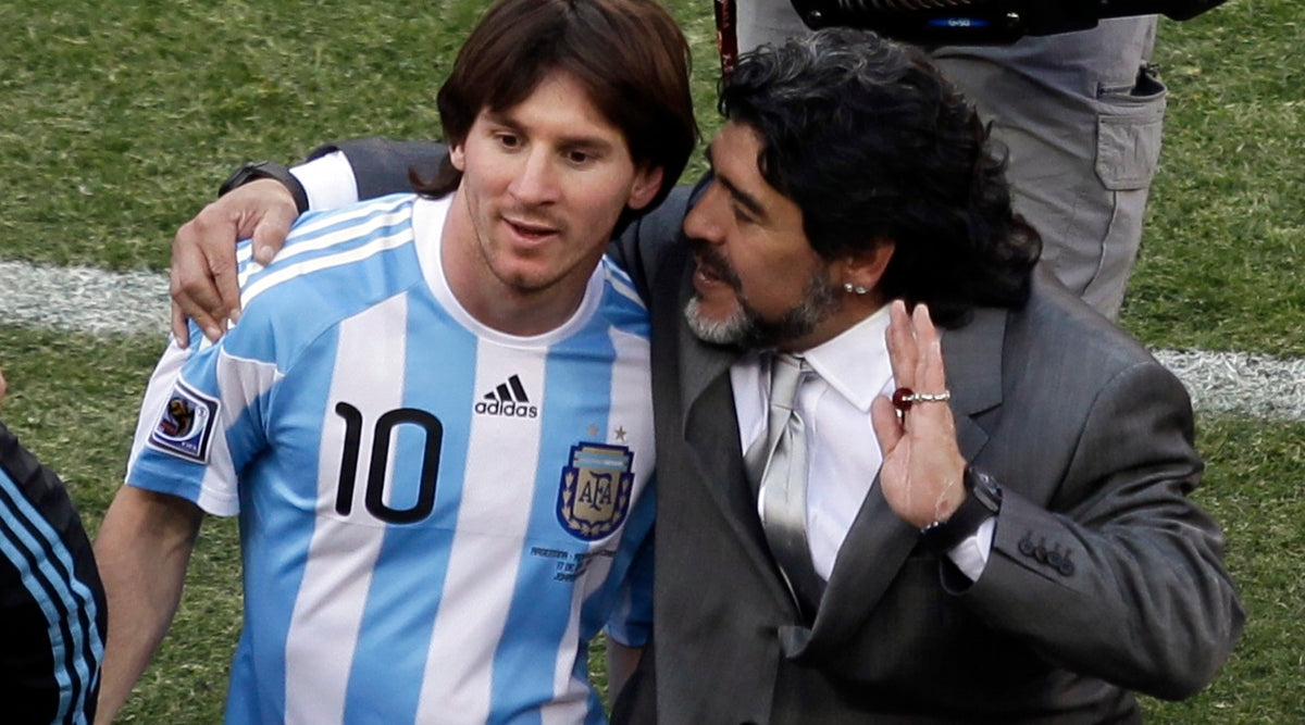 2010/11 Argentina #10 MESSI Home Jersey (M)
