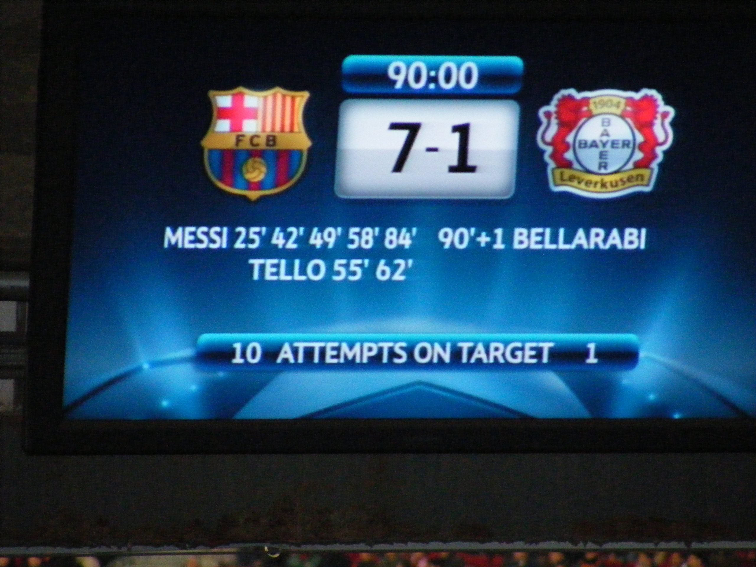 2011/12 Barcelona #10 MESSI Home Jersey (L)