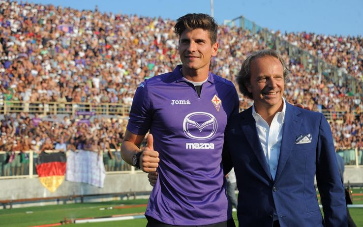 2013/14 Fiorentina #33 M.GOMEZ Home Jersey (M)