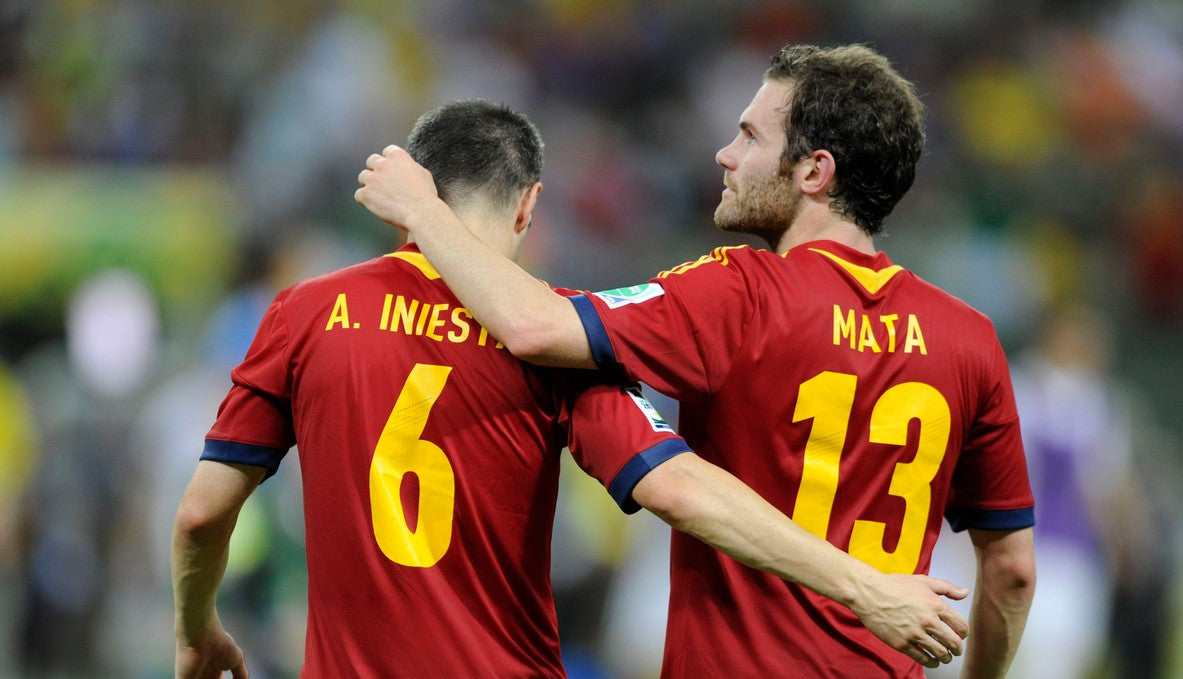 2012/13 Spain #6 A.INIESTA Away Jersey (L)