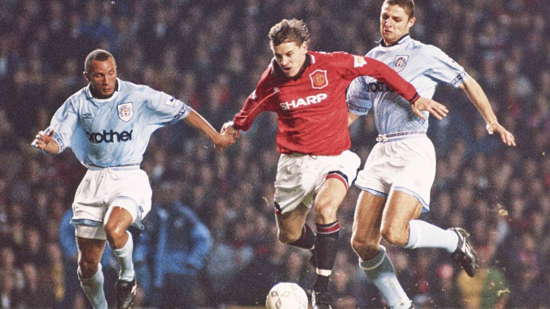 1993/95 Man City Home Jersey (M)