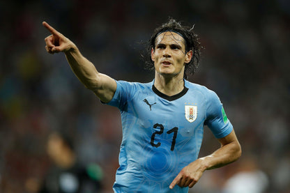 2018/19 Uruguay #21 E.CAVANI Home Jersey (M)