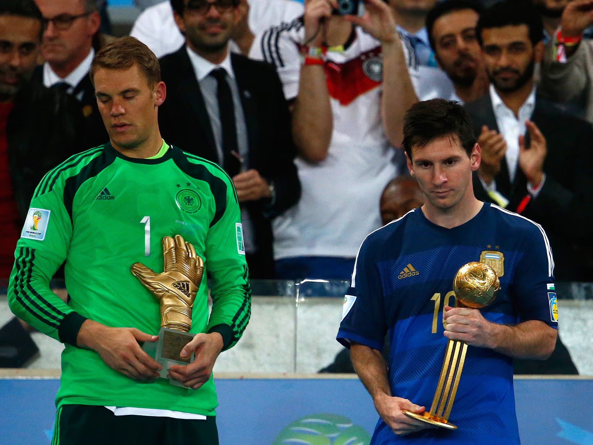 2014 Germany #1 NEUER GK Jersey (L) L/S