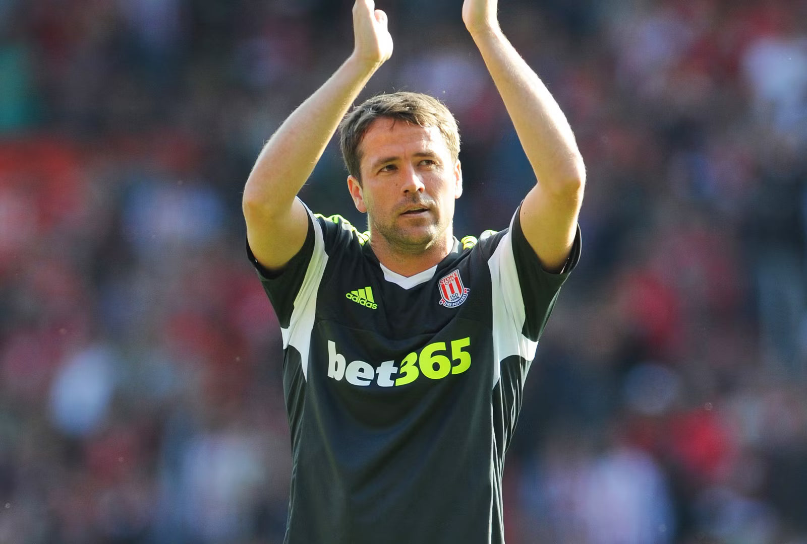 2013/14 Stoke City #10 OWEN Away Jersey (L)