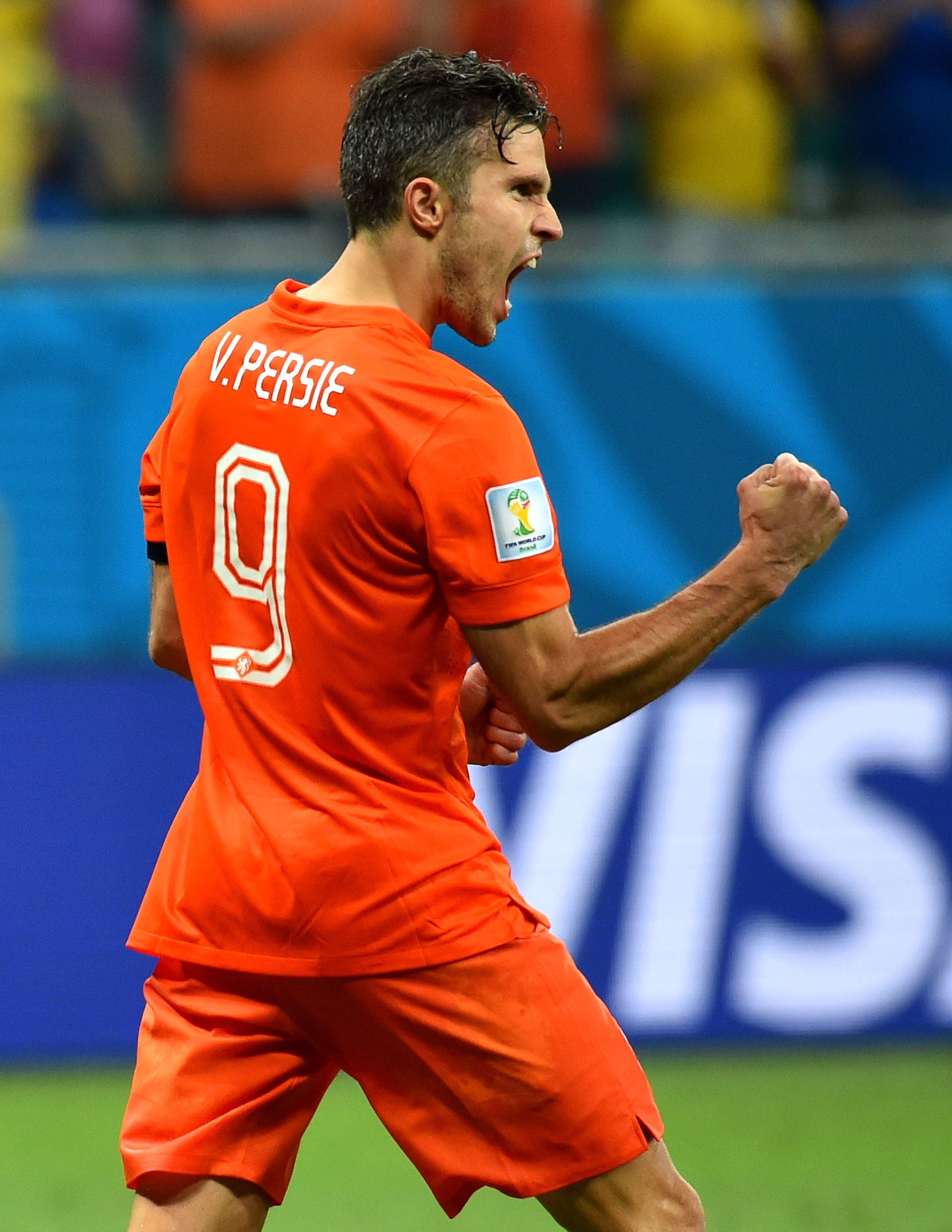 2014/15 Netherlands #9 V.PERSIE Home Jersey (L)