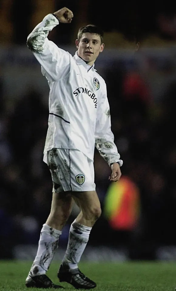 2002/03 Leeds United #38 MILNER Home Jersey (L) L/S
