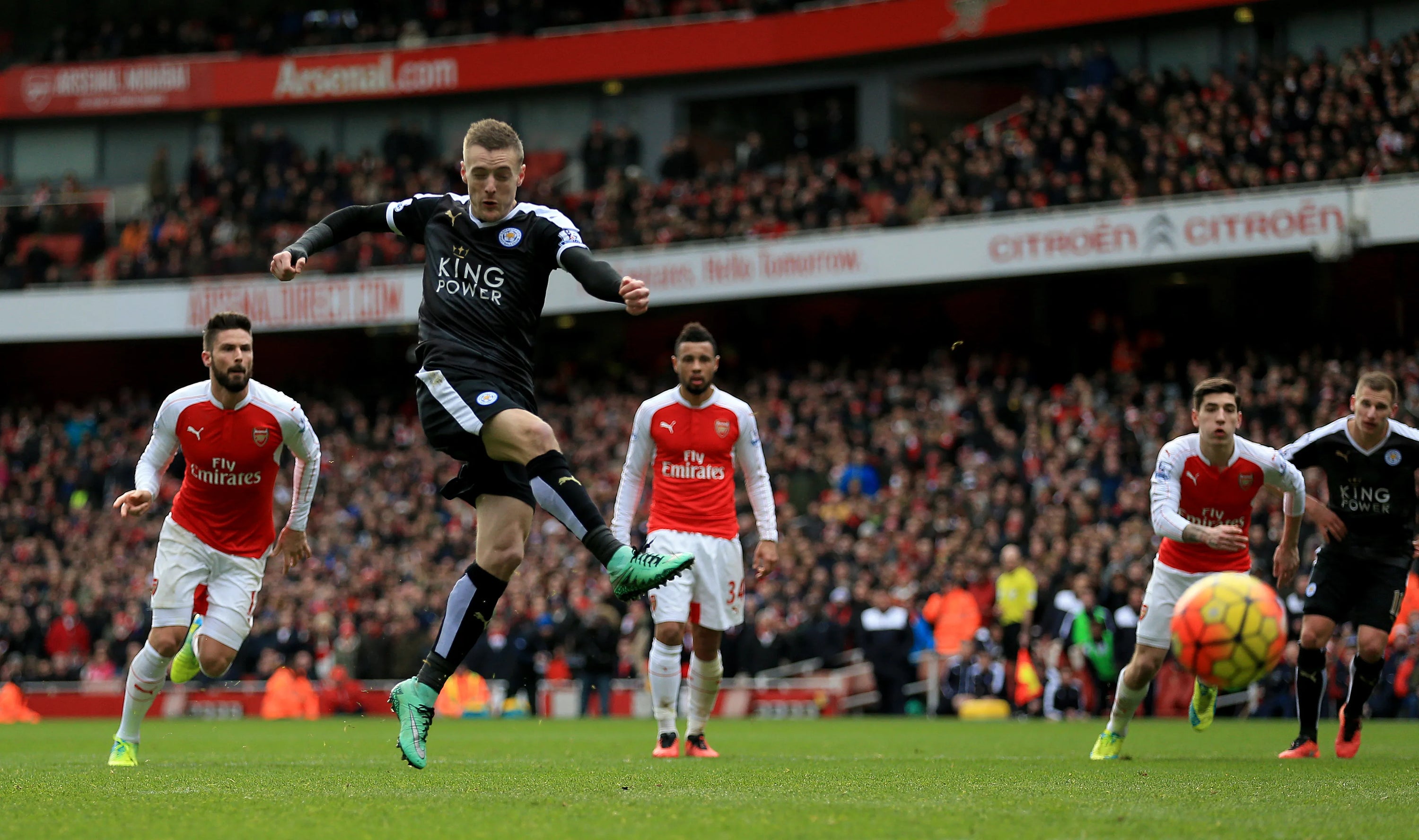 2015/16 Leicester City #9 VARDY Away Jersey (S)