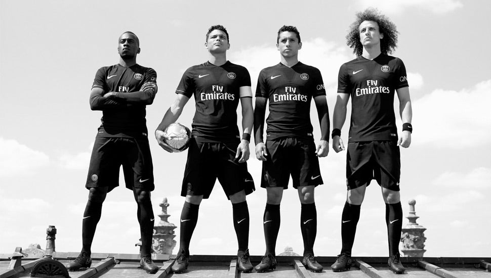 2015/16 PSG #32 DAVID LUIZ Third Jersey (M)