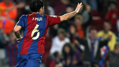 2006/07 Barcelona #6 XAVI Home Jersey (S)