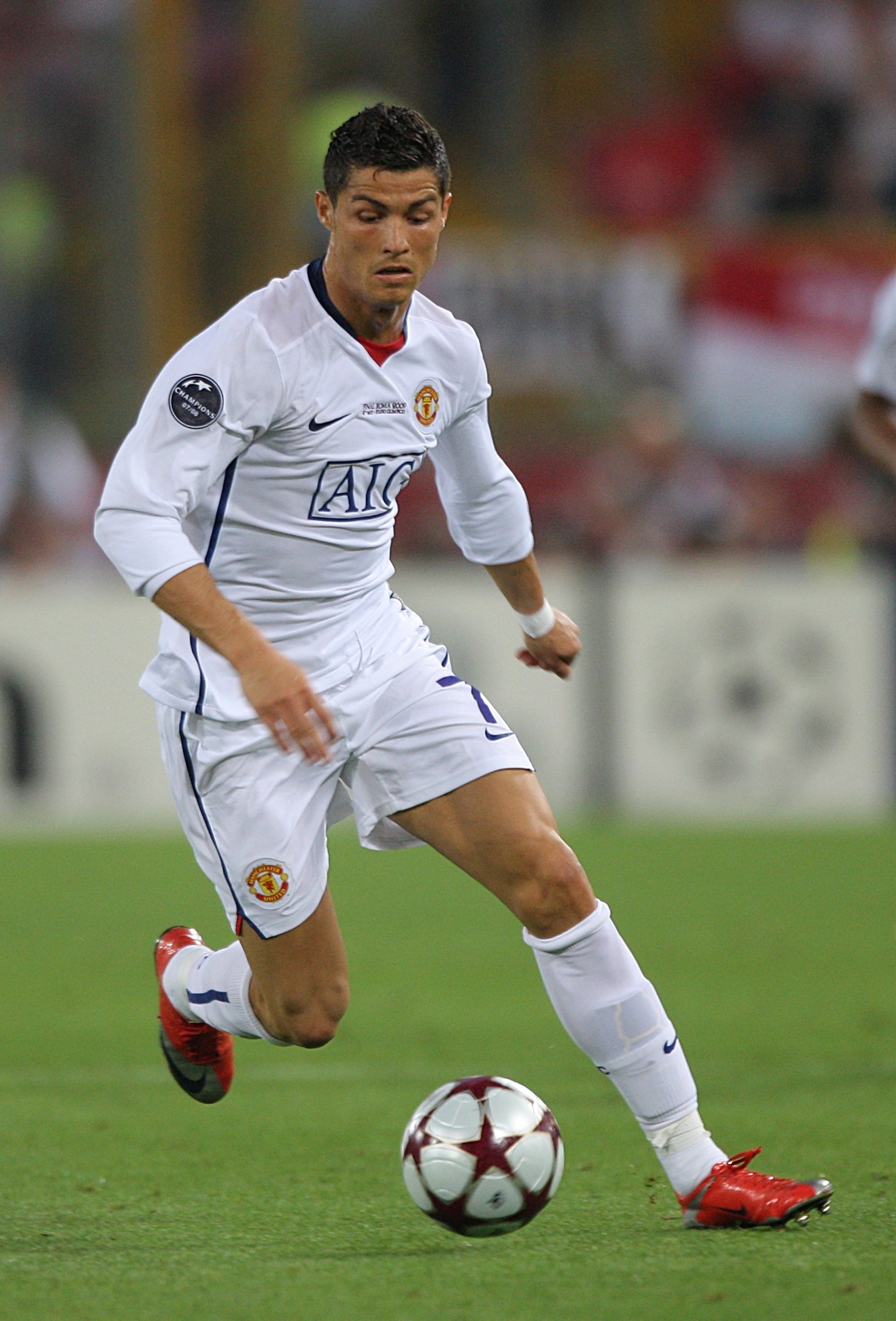 2008/09 Man Utd #7 RONALDO Away Jersey (L) L/S