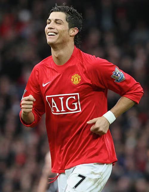 2007/08 Man Utd #7 RONALDO Home Jersey (M) L/S