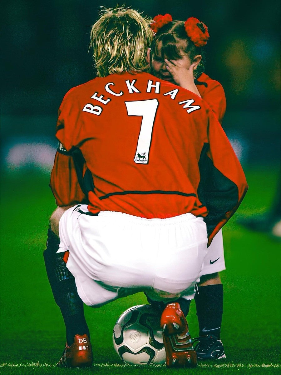2002/03 Man Utd #7 BECKHAM Home Jersey (L) L/S