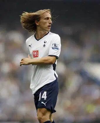 2008/09 Tottenham #14 MODRIC Home Jersey (L)