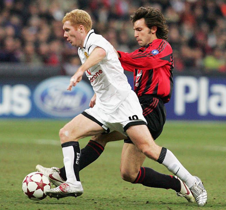 2003/05 Man Utd #18 SCHOLES Third Jersey (L)