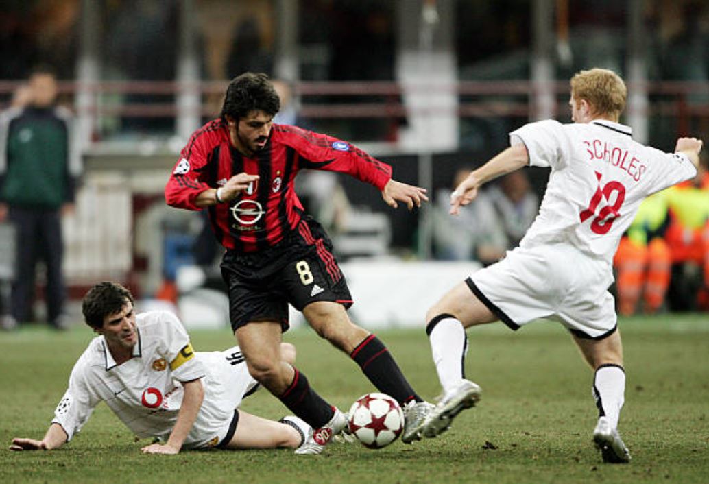 2003/05 Man Utd #18 SCHOLES Third Jersey (L)