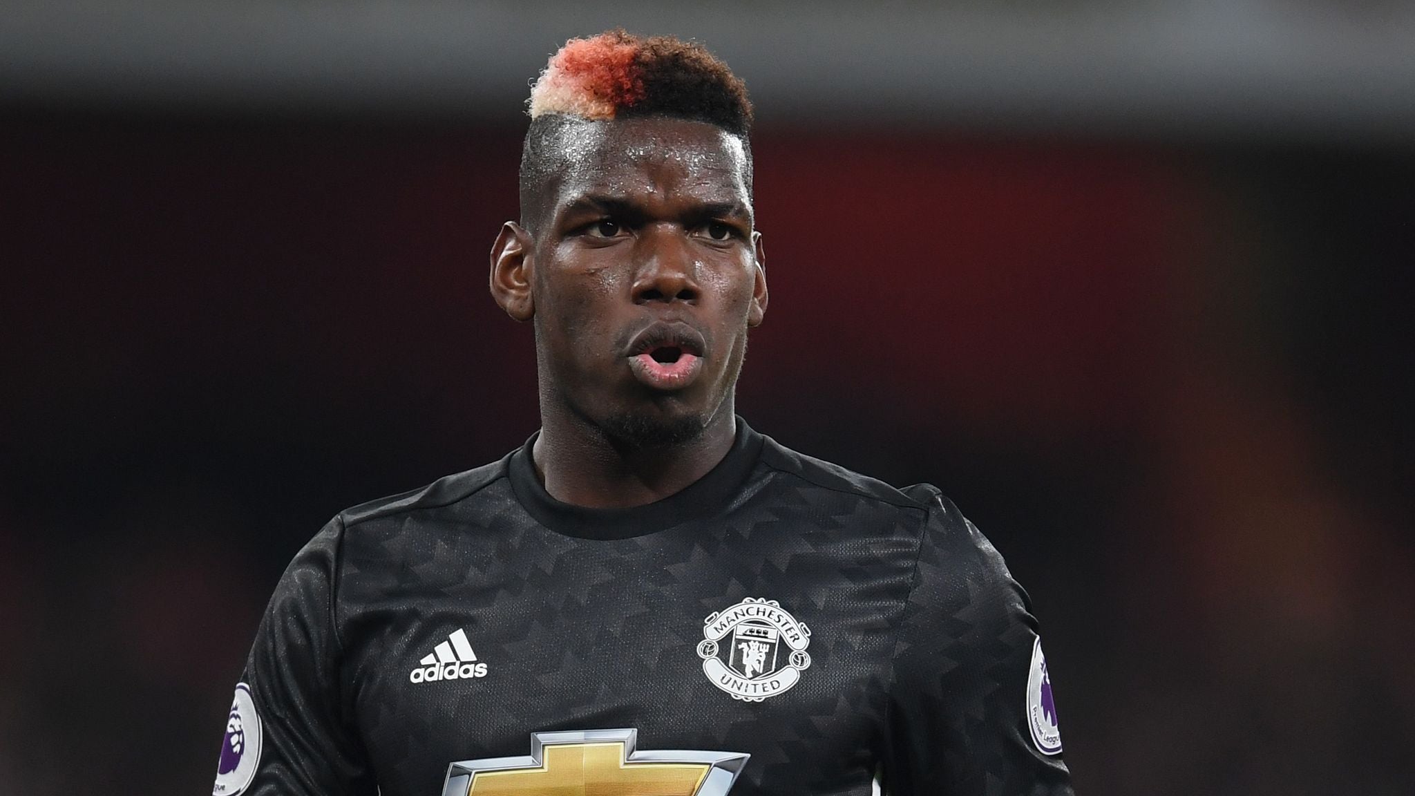 2017/18 Man Utd #6 POGBA Away Jersey (S)