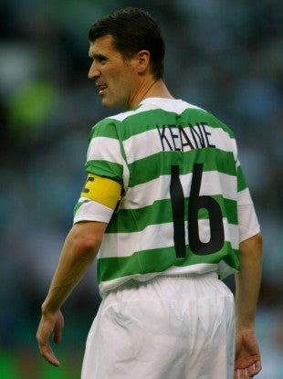 2005/07 Celtic #16 KEANE Home Jersey (M)