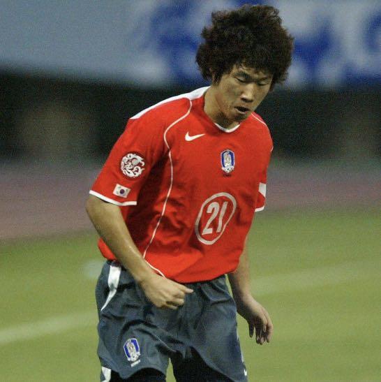 2004 South Korea #21 J S PARK Home Jersey Nike Total 90 Boxset (L)