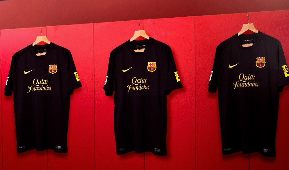 2011/12 Barcelona #5 Puyol Away Jersey (S)