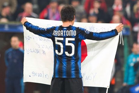 2010/11 Inter Milan #55 NAGATOMO Home Jersey (M)